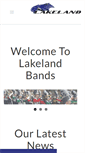 Mobile Screenshot of lakelandband.com